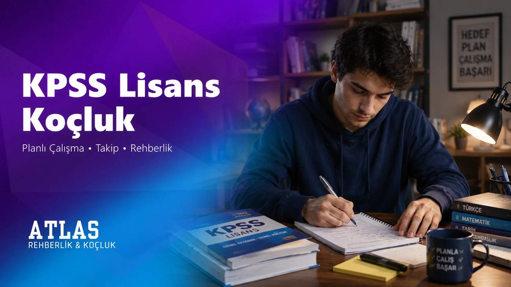 KPSS Lisans Koçluk - Atlas Rehberlik birebir online koçluk paketi