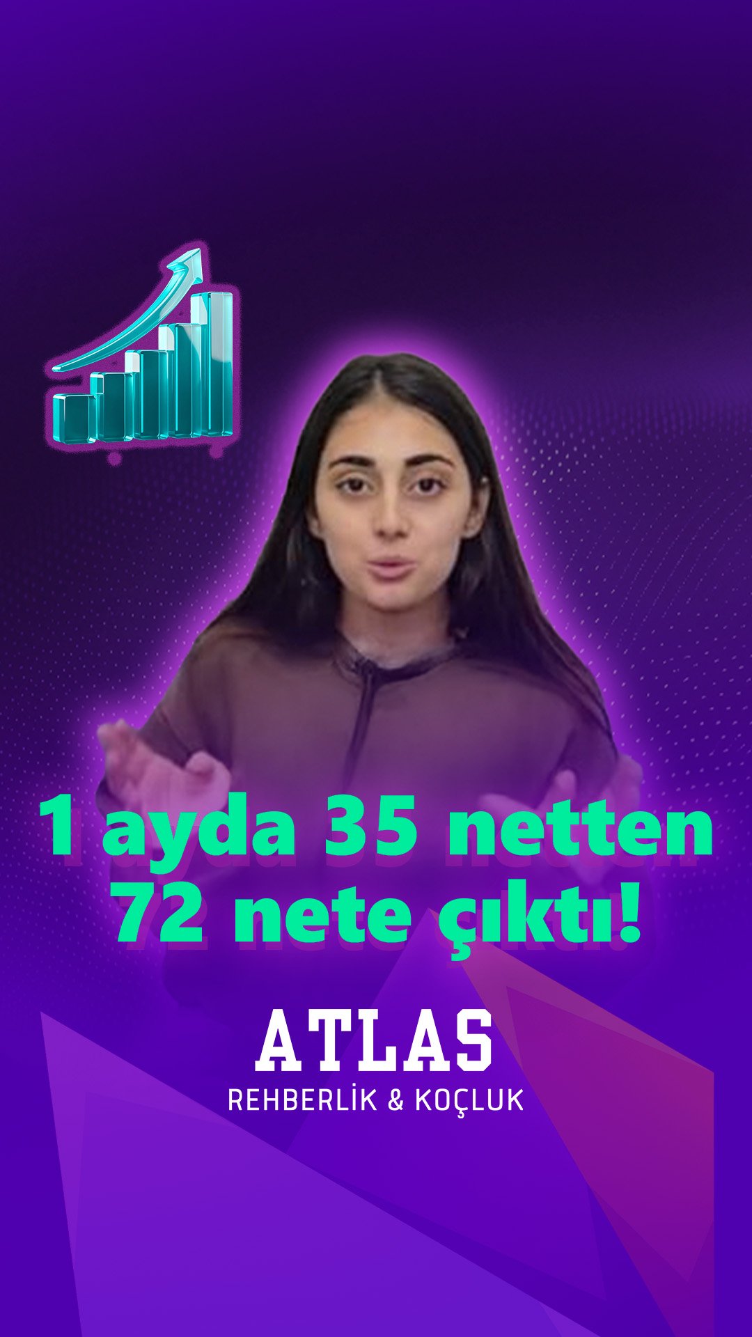 Sema - YKS Sayısal başarı hikayesi, Atlas Rehberlik koçluk öğrencisi